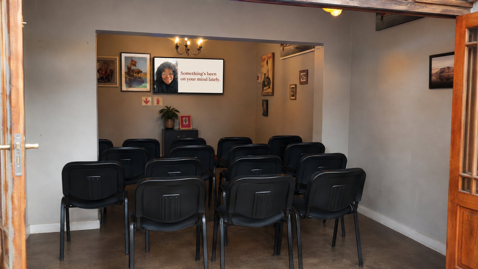 The private room at Dario's Café, Hout Bay